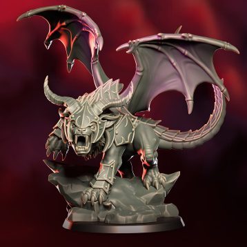 Manticore en armure