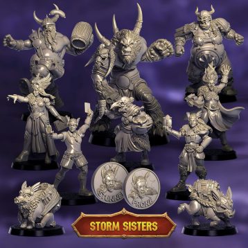 Storm sisters - Staff et stars