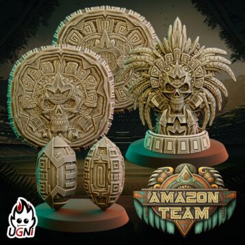 Marqueurs équipe amazone aztec
