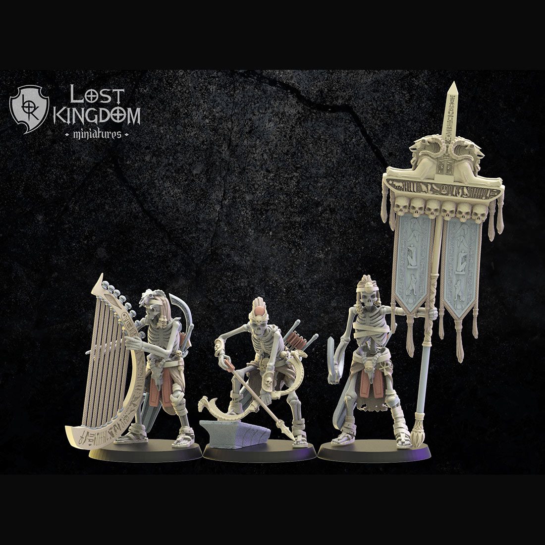 Etat-major archers antiques