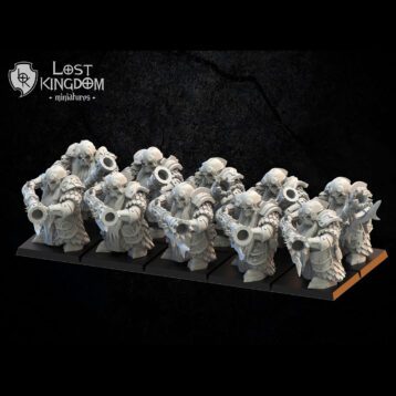 Gardes noirs avec arquebuses