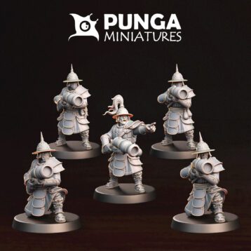 5 artilleurs Emeraudes