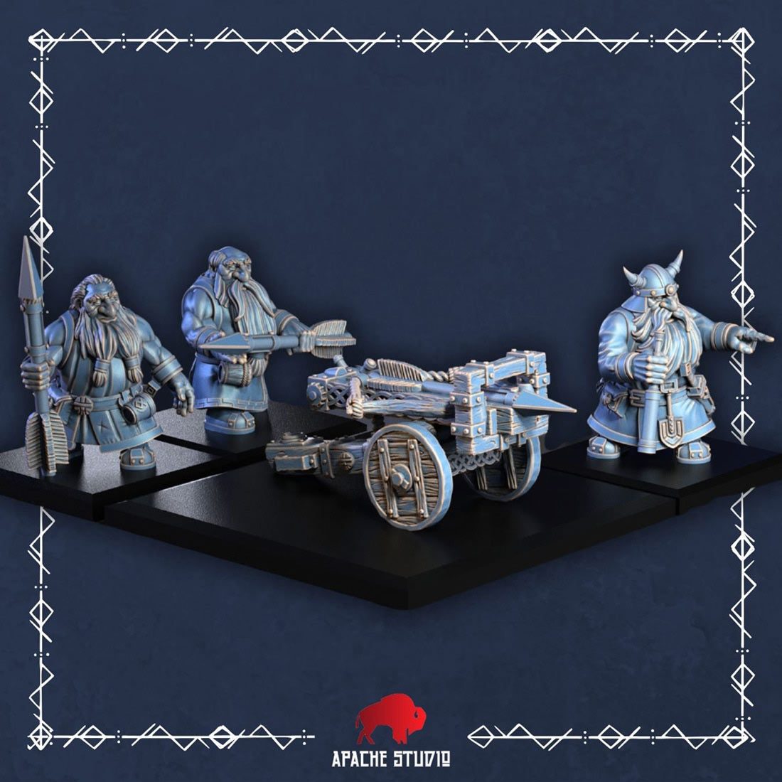 Baliste et ses servants nains