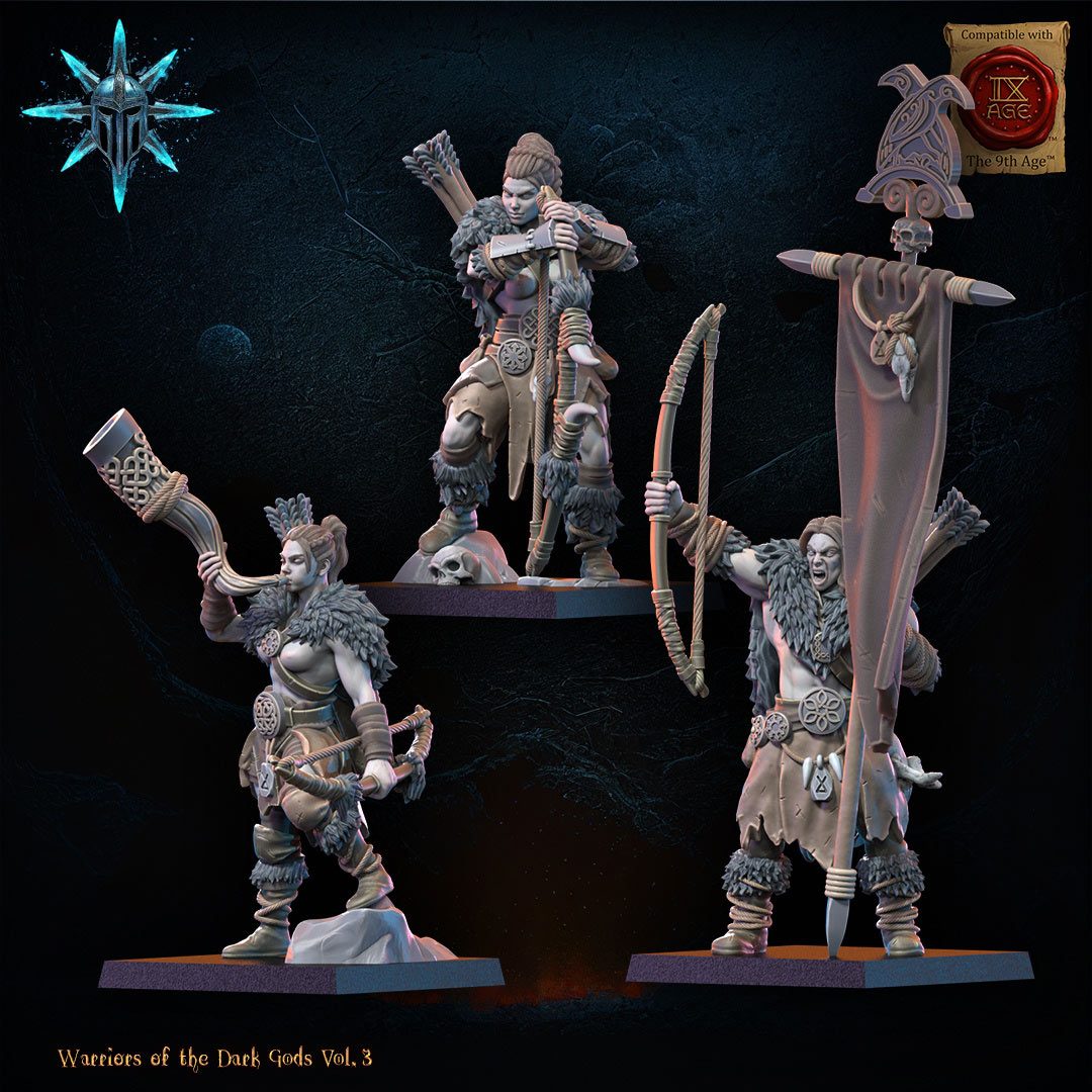 Archers barbares, état-major