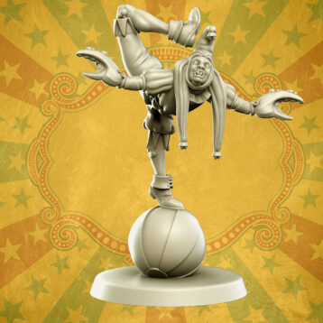 Cheerleader sur ballon