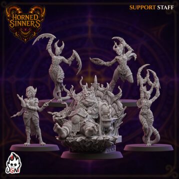 Staff complet Horned Sinners