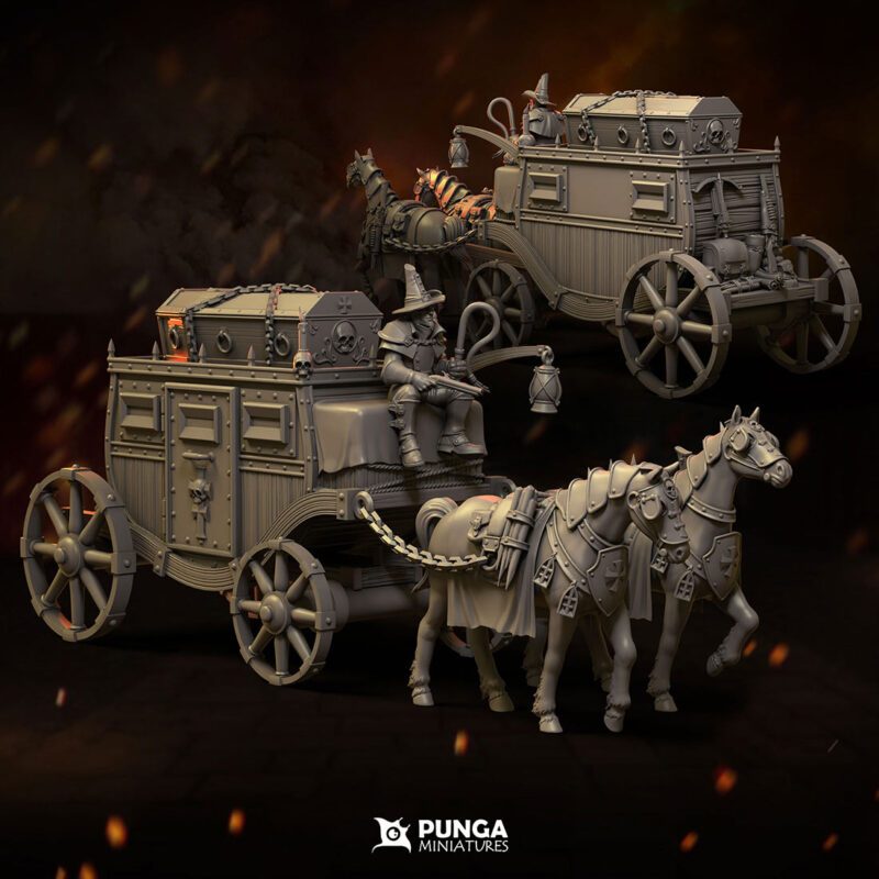 Chariot des chasseurs de sorcières