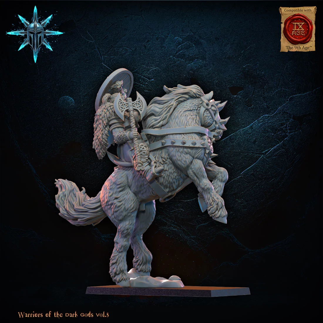 Chef barbare à cheval