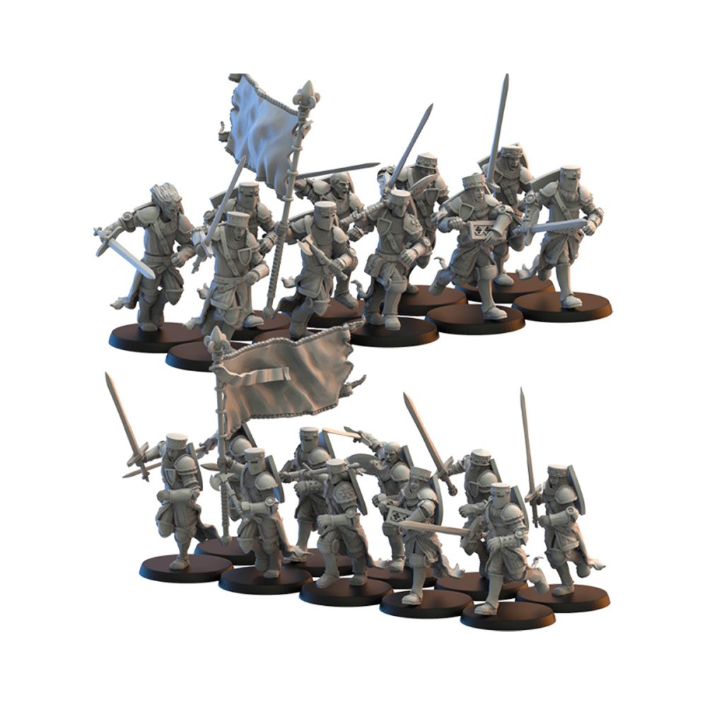 Chevaliers errants à pied