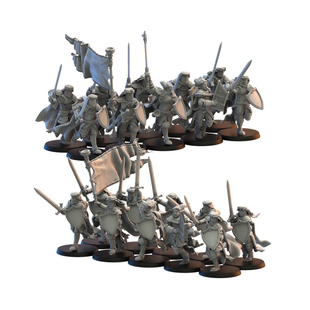 Chevaliers à pied