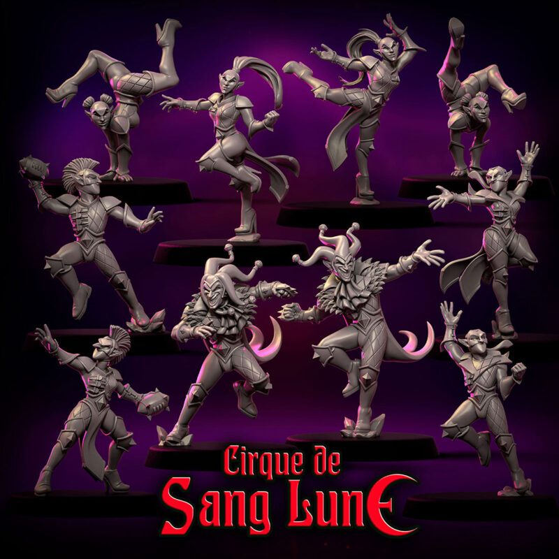 Equipe elfes Cirque de Sang Lune partie 2