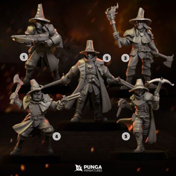 5 Chasseurs de sorcières