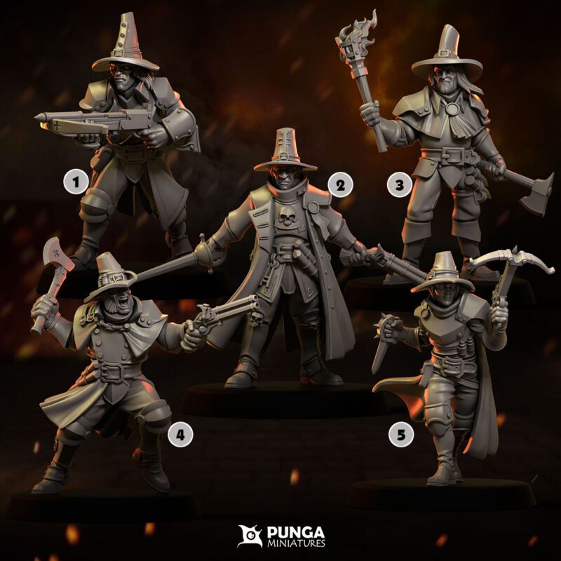 5 Chasseurs de sorcières