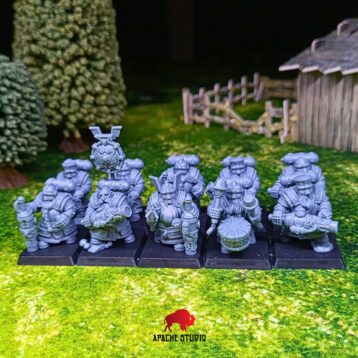 10 Gardes Dragon nains avec lance-flamme