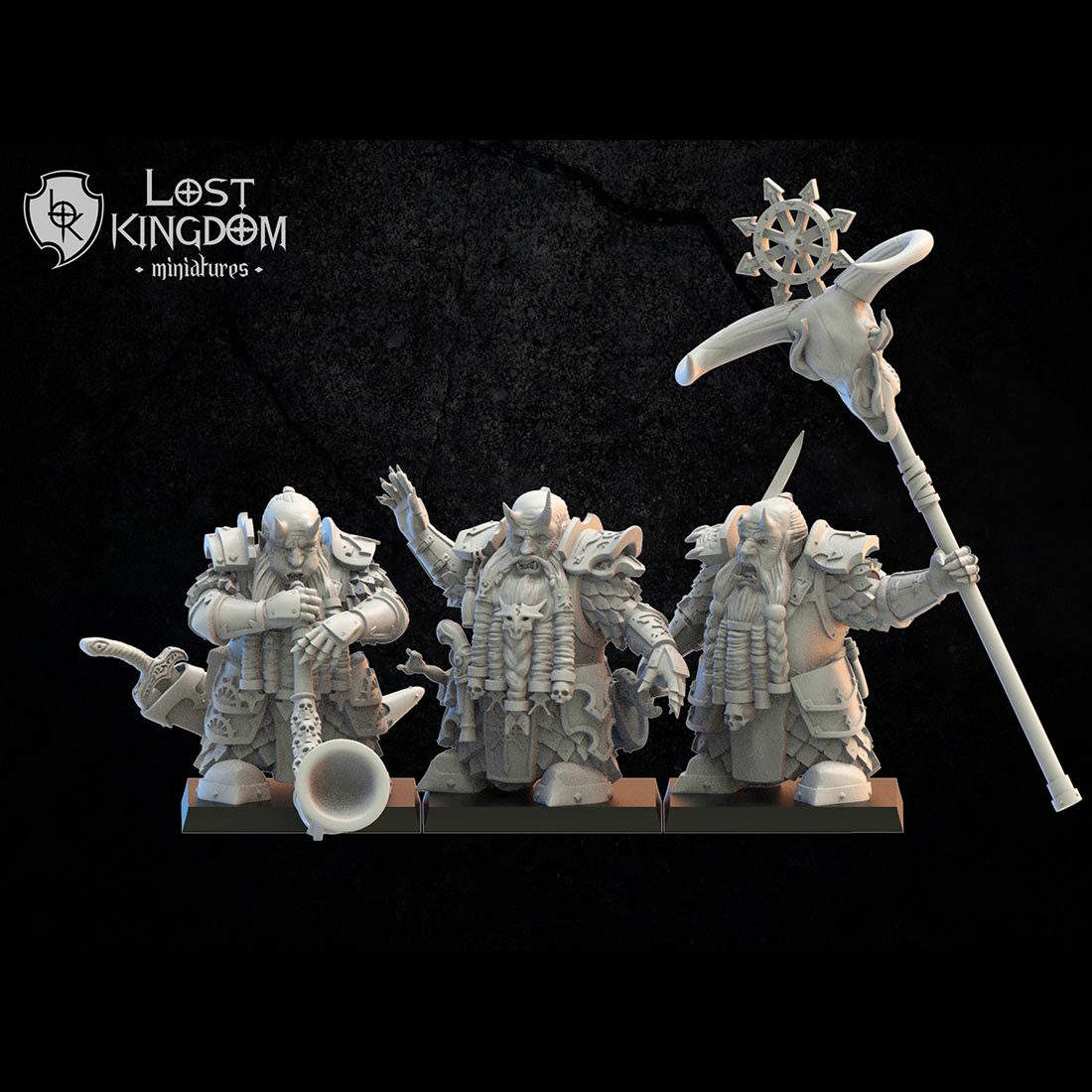 Gardes d'élite nains infernaux, état-major