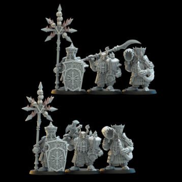 Gardes nains infernaux, état-major