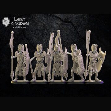 10 Hallebardiers antiques