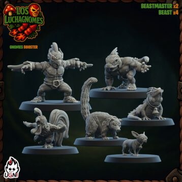 Maîtres des bêtes gnomes et animaux