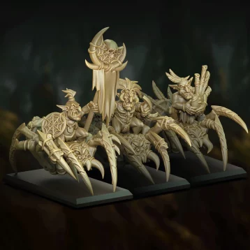 Gobelins chevaucheurs d'araignées - Etat-major