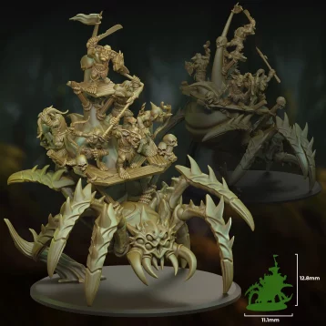 Gobelins des forêts sur araignée géante