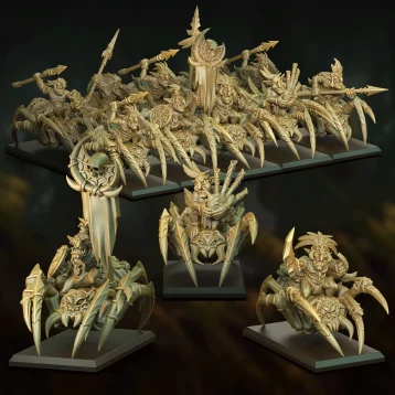 Gobelins chevaucheurs d'araignées