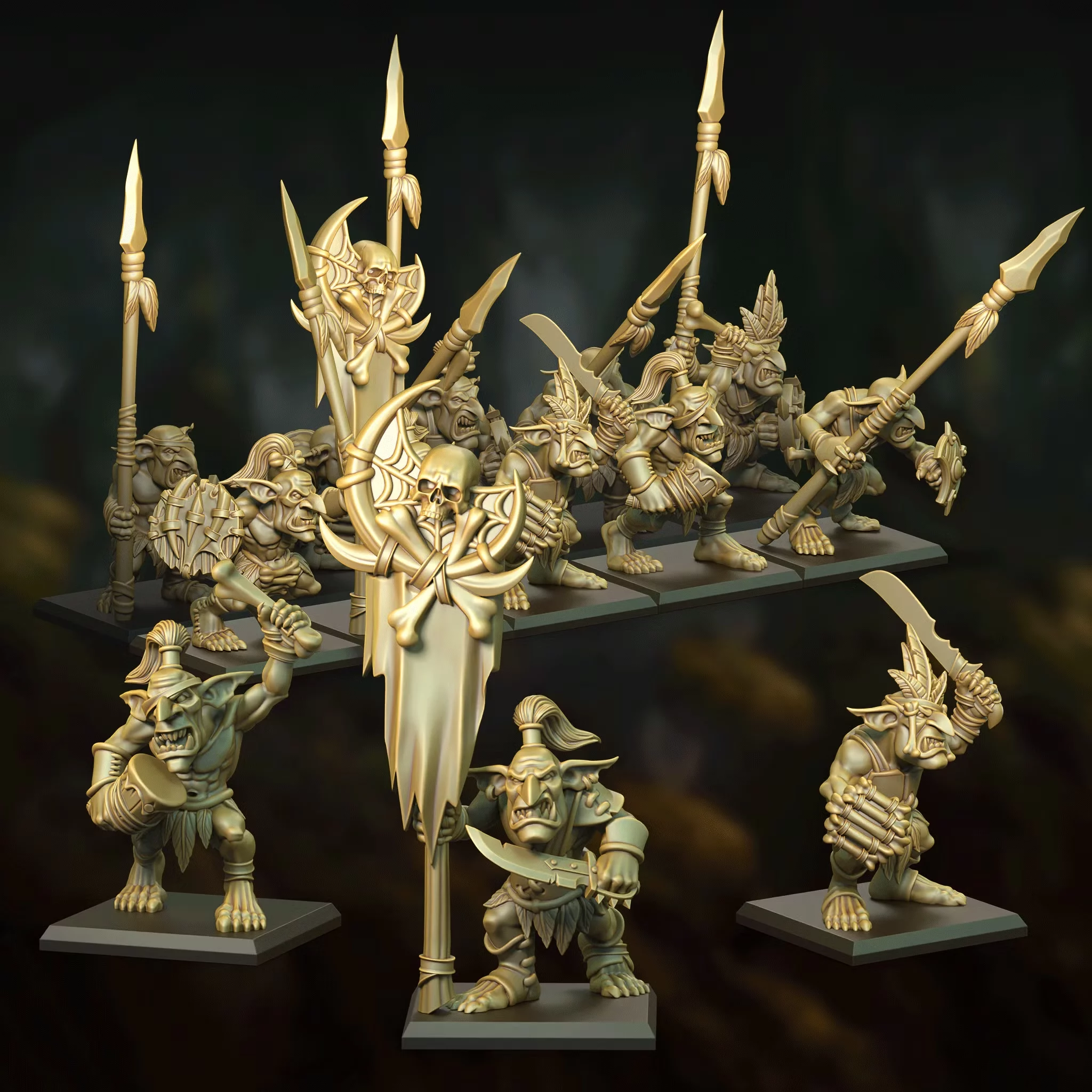 Guerriers gobelins des forêts