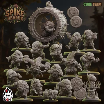 Hérissons - Proxy nains - Ugni miniatures
