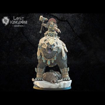 Seigneur nain sur ours