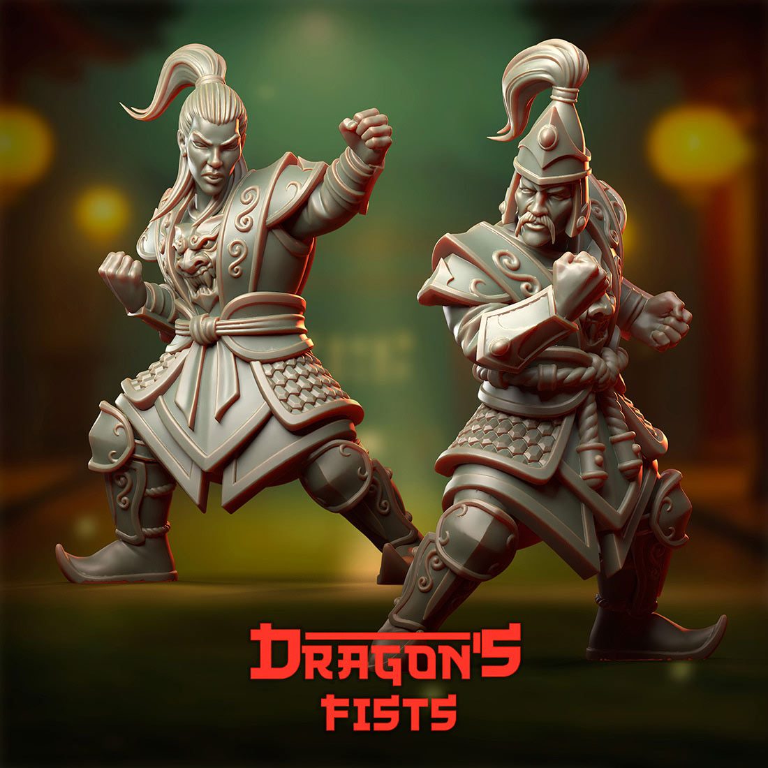 Dragon's Fists - Lanceur et blitzer humains