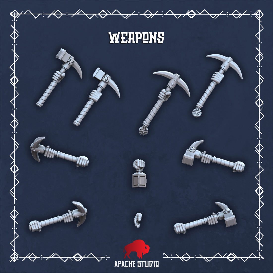 Mineurs nains - Armes