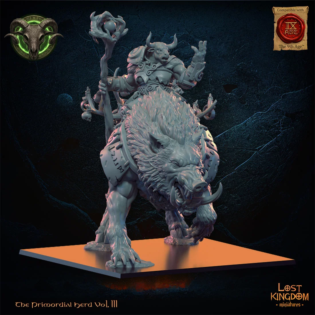 Chaman minotaure sur monstre des forêts