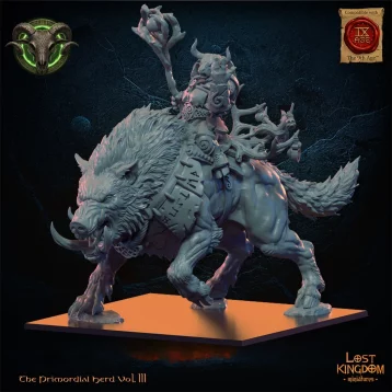 Chaman minotaure sur monstre des forêts