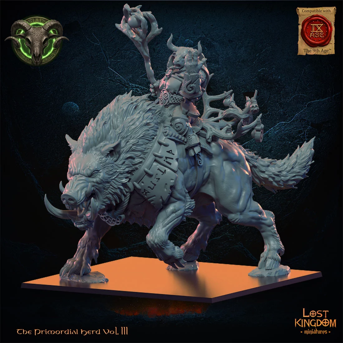 Chaman minotaure sur monstre des forêts