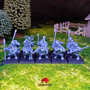 10 Mercenaires nains