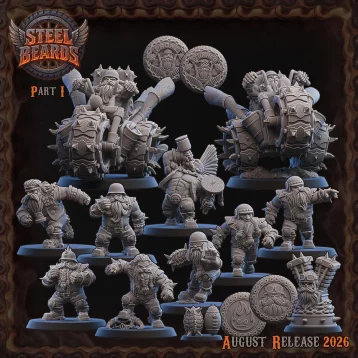Nains - Steel Beards - Ugni miniatures