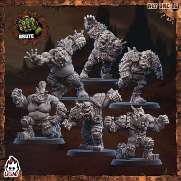 6 brutes orques Mad Max style