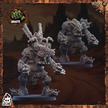 Troll Mad max style - Ugni miniatures
