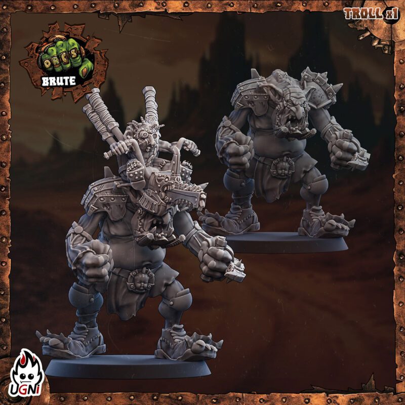 Troll Mad max style - Ugni miniatures