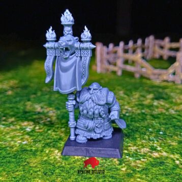 Porteur de la grande bannière nain