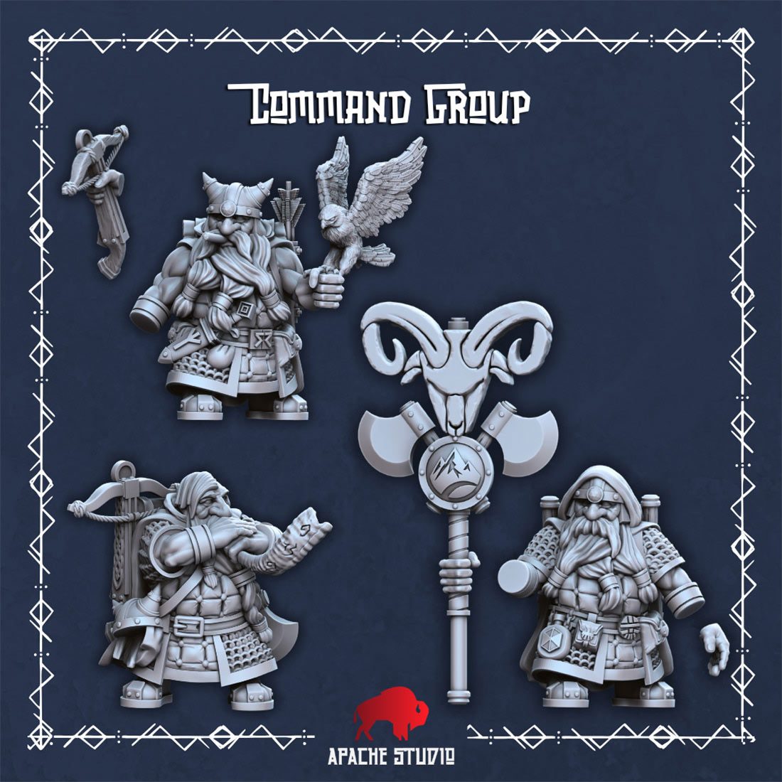 Rangers nains - Etat-major