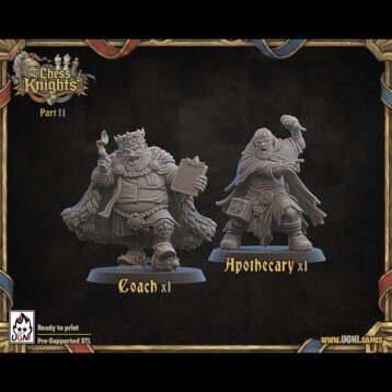 Coach et apothicaire Chess Knights