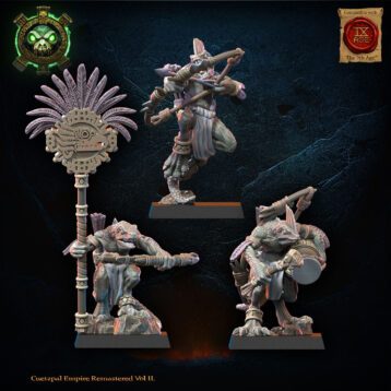 Coureurs avec arc, état-major