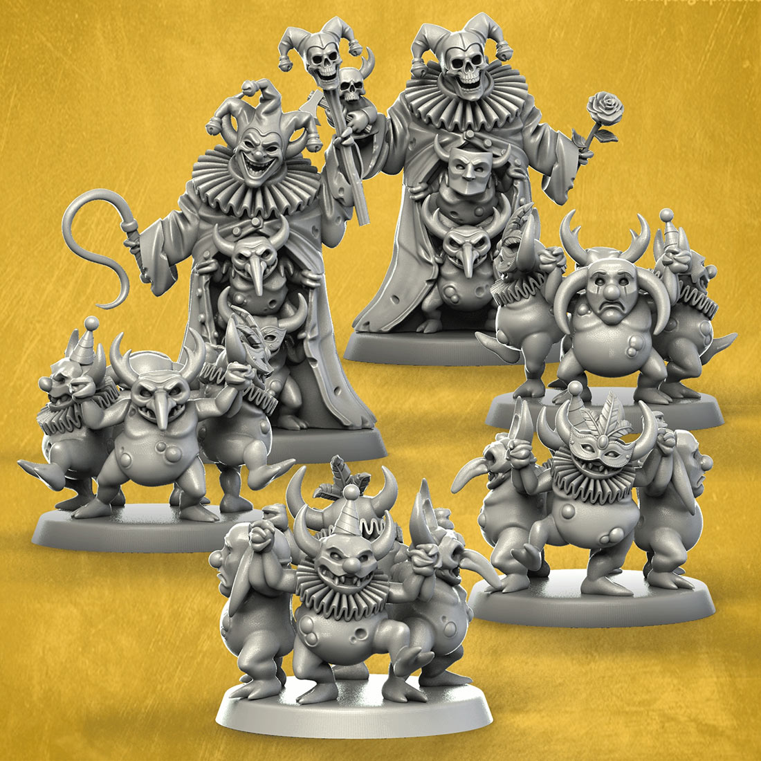 Clowns snotlings