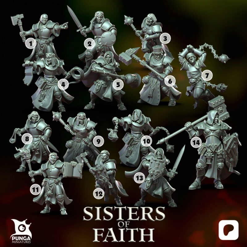 Sœurs de la Foi - Punga miniatures
