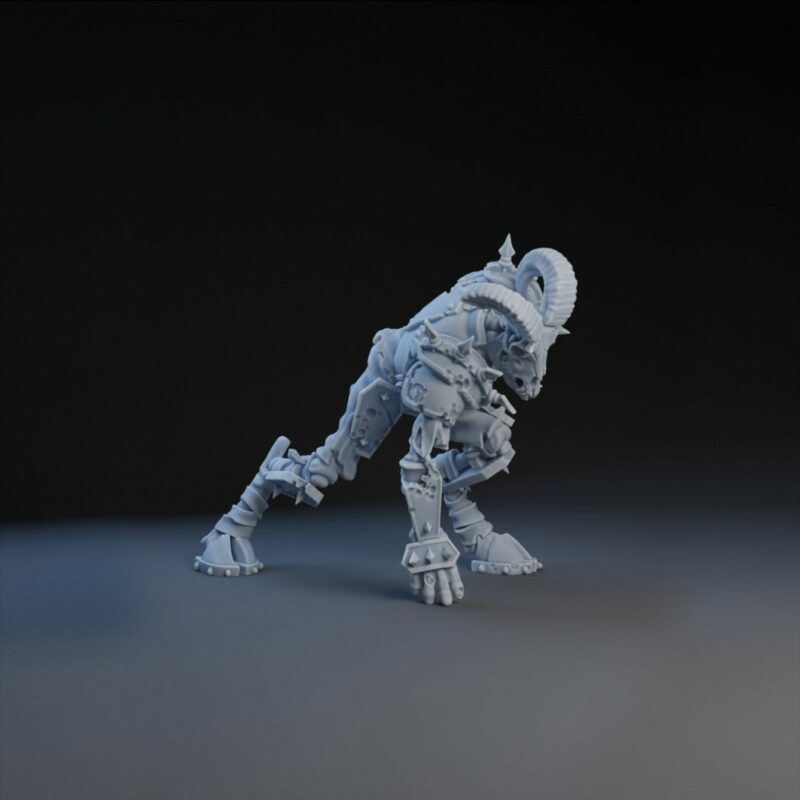 Squelette homme-bête - BruteFun miniatures