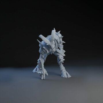 Squelette homme-bête - BruteFun miniatures