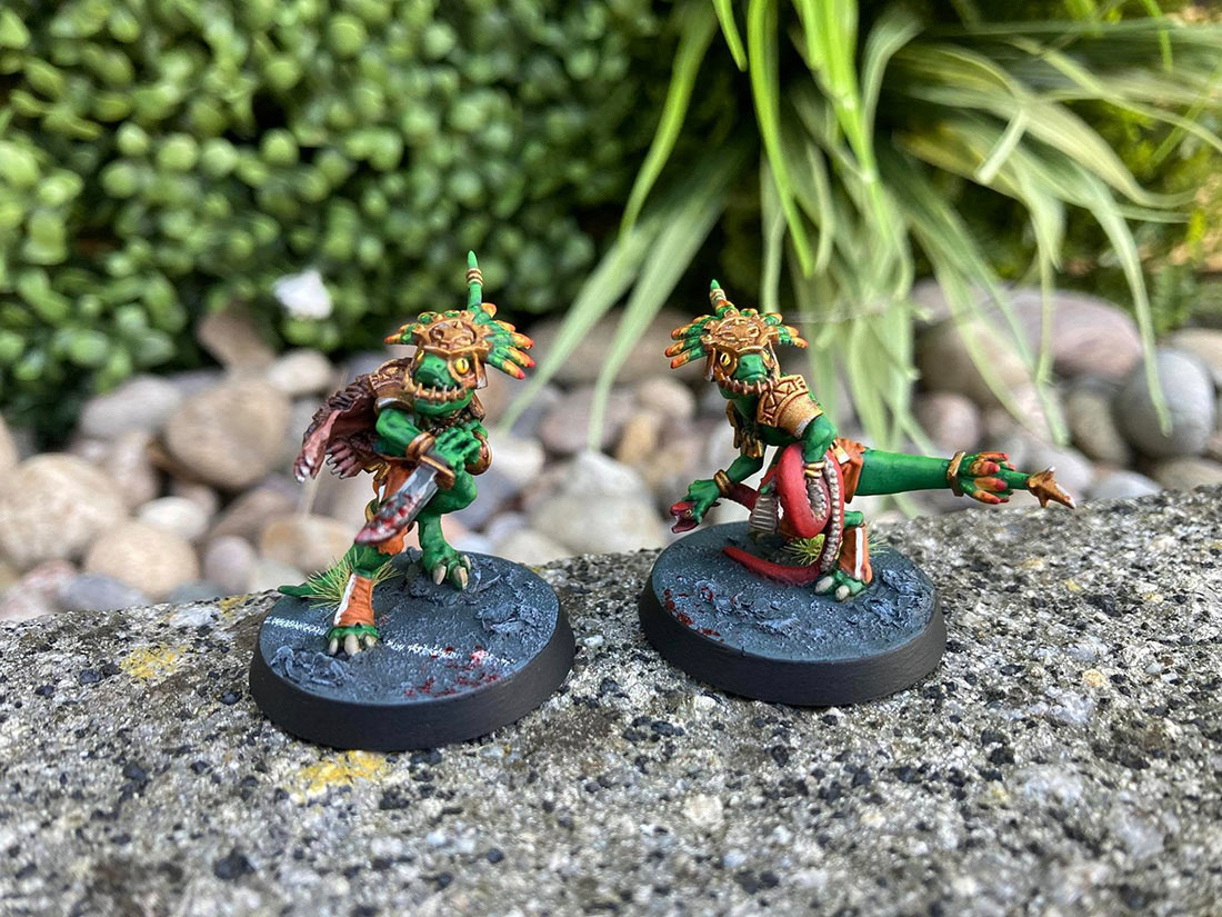 Stars skinks - BruteFun miniatures - Marc