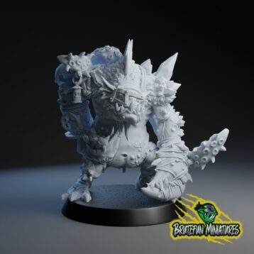 Troll d'eau avec pince - BruteFun miniatures