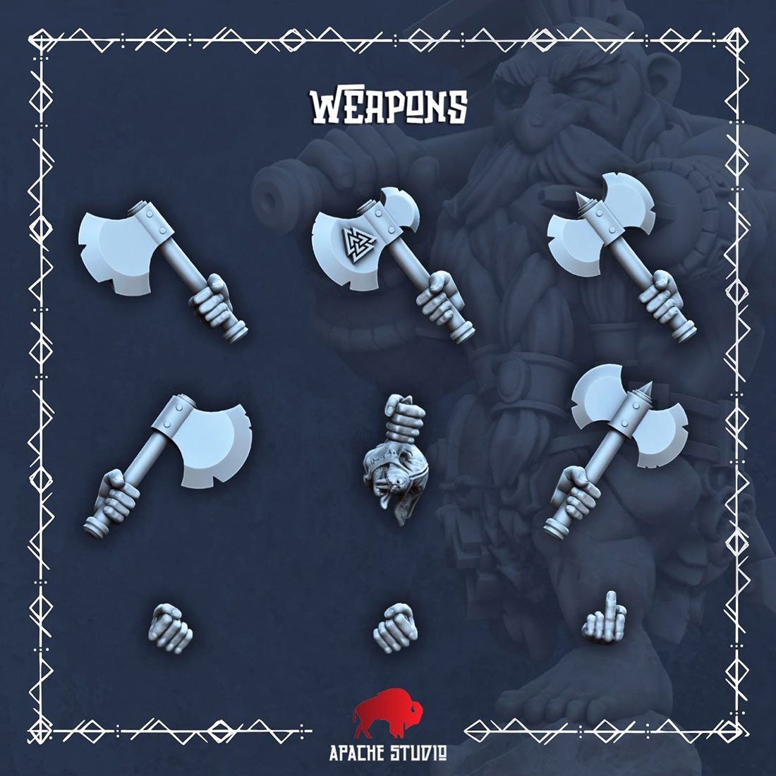 Tueurs de bêtes nains - Armes