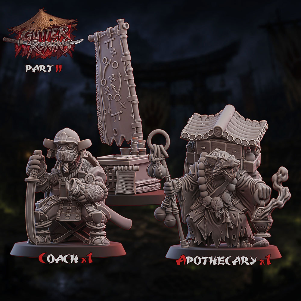Coach et apothicaire vermines ronin